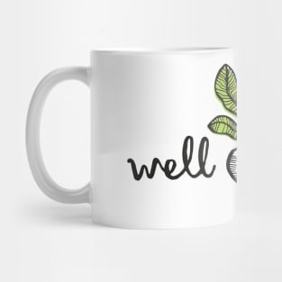 well vegan tshirt Mug